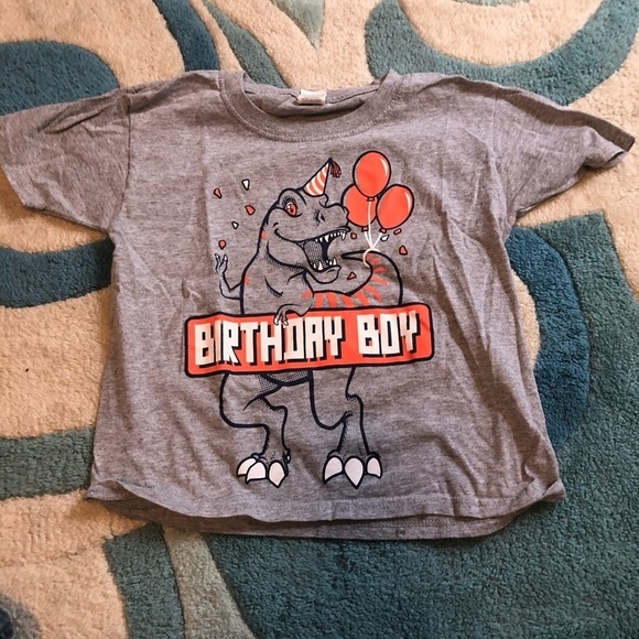 Birthday Boy Dinosaur t-shirt size xs - Picture 1 of 5